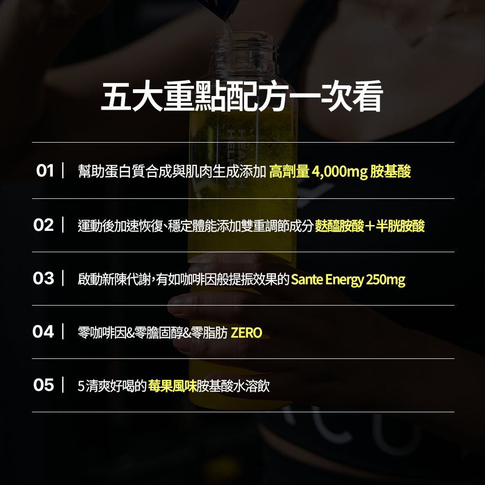HealthHelper EAA胺基酸補給飲