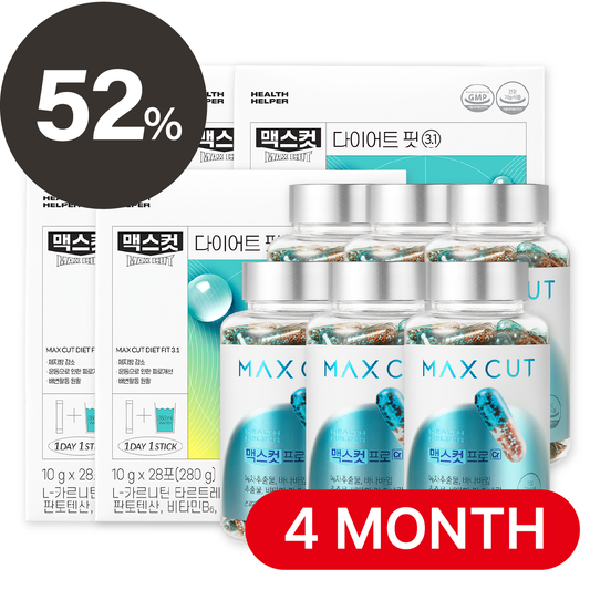 以甯 X MaxCut 小綠水 28入 * 4盒 + 阻脂膠囊Cr 120顆*6盒 (四個月)