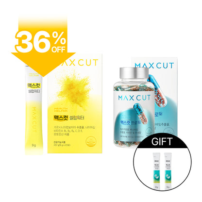 明星平衡黃燈組|MAXCUT 小黃水23入*1盒+阻脂膠囊CR(120顆)*1盒