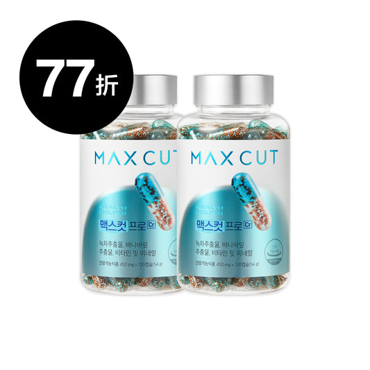 崔咪 X MaxCut 阻脂膠囊Cr 120顆*2盒