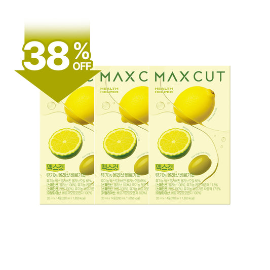 打造黃金自信 ｜ MAXCUT佛手柑橙萃檸檬橄欖油*3盒