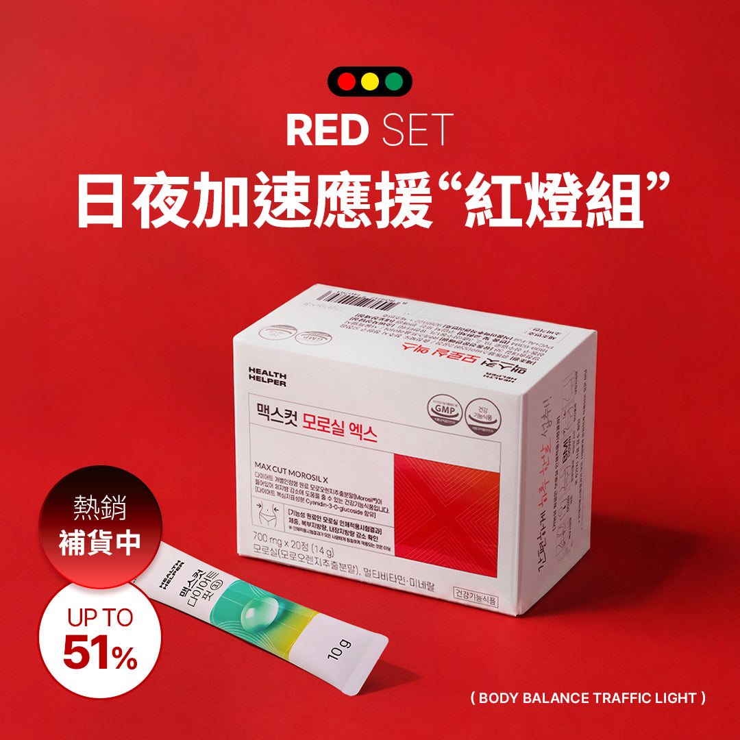 加速應援紅燈組|MAXCUT 夜間纖體橙萃(20錠)*2盒+小綠水28入*1盒